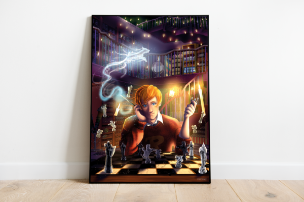 Ron Weasley – L’Échiquier Magique - Format A3 – Image 2