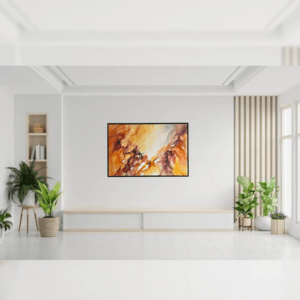 Pardelà - aquerelle de Marie Rebel dans un salon