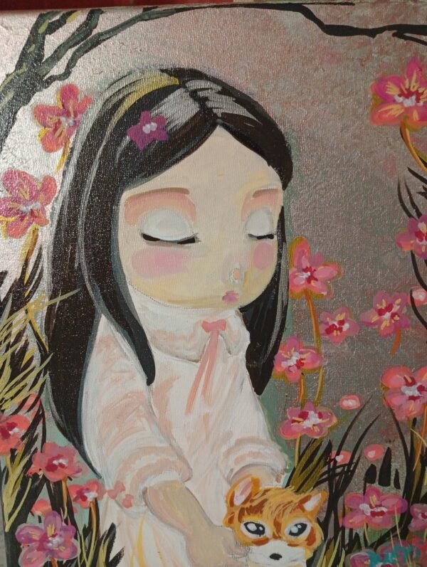 Petite fille au renard