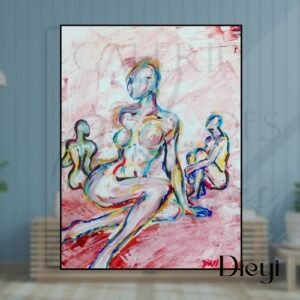 pause féminine rose